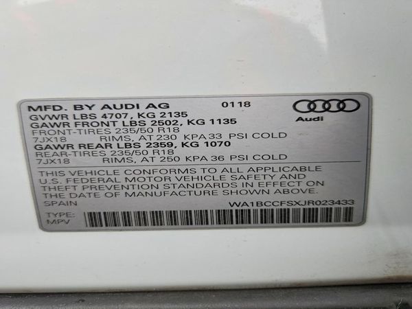 2018 AUDI Q3 Premium, Sport Premium