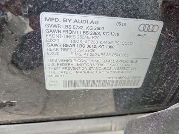 2018 AUDI SQ5 quattro Premium Plus