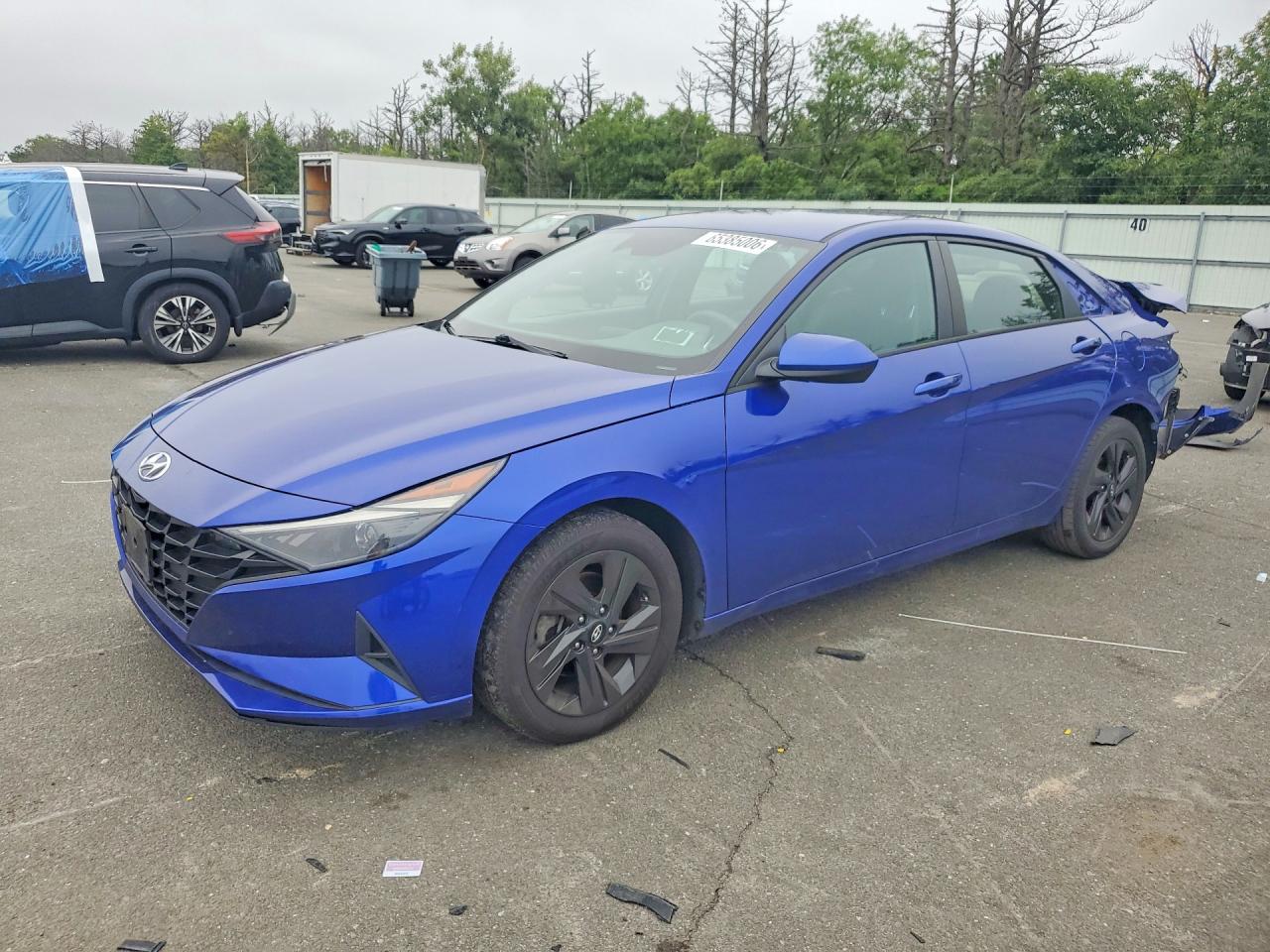 2021 HYUNDAI ELANTRA Blue