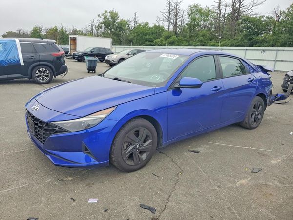 2021 HYUNDAI ELANTRA Blue