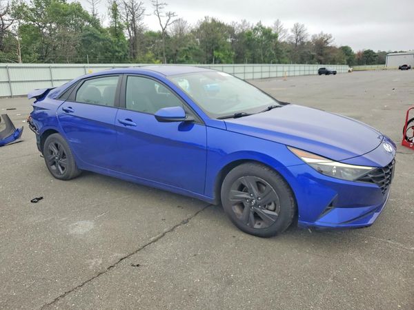2021 HYUNDAI ELANTRA Blue