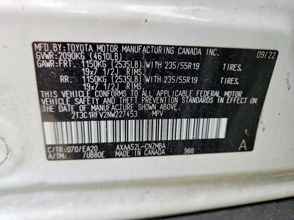 2022 TOYOTA RAV4 XLE Premium