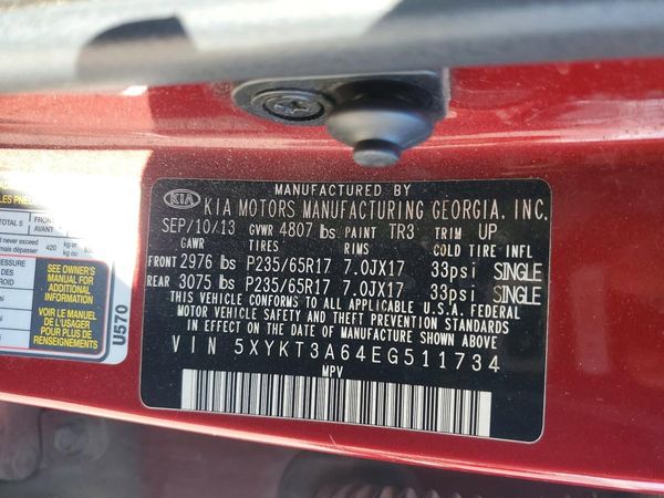 2014 KIA SORENTO Base/ LX