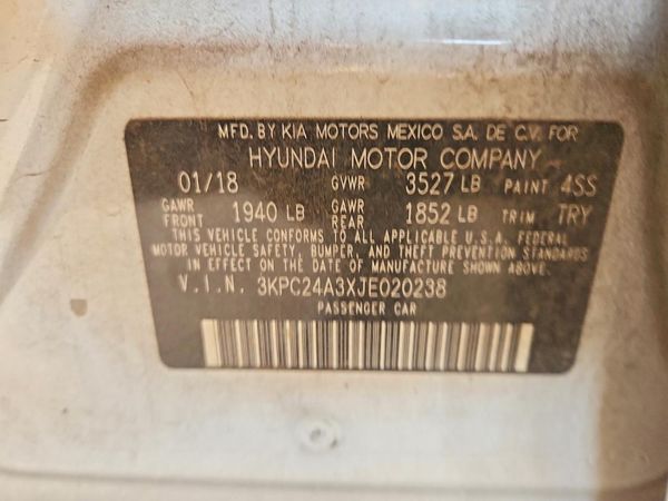 2018 HYUNDAI ACCENT SE and SEL