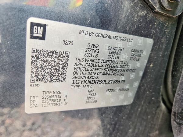 2020 CADILLAC XT5