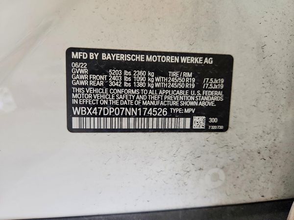 2022 BMW X3