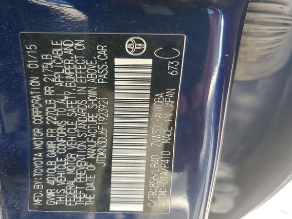 2015 TOYOTA PRIUS