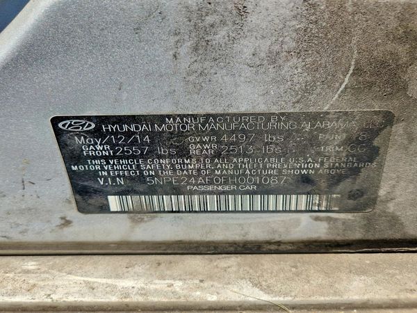 2015 HYUNDAI SONATA