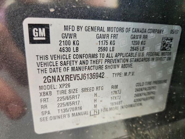 2018 CHEVROLET EQUINOX LS