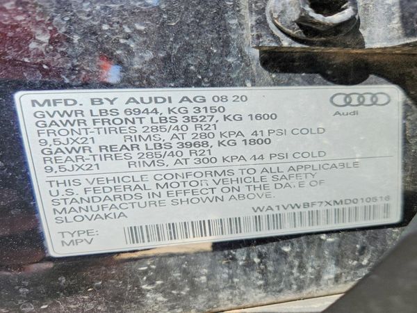 2021 AUDI SQ7