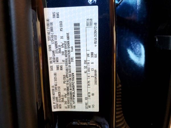 2025 FORD F150