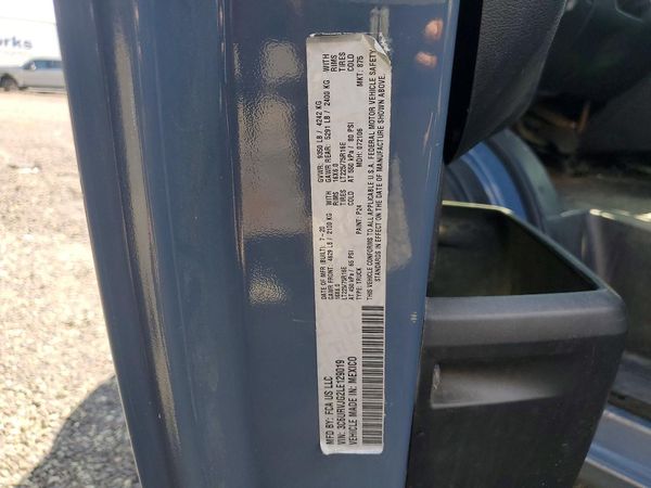 2020 RAM PROMASTER 3500 VF