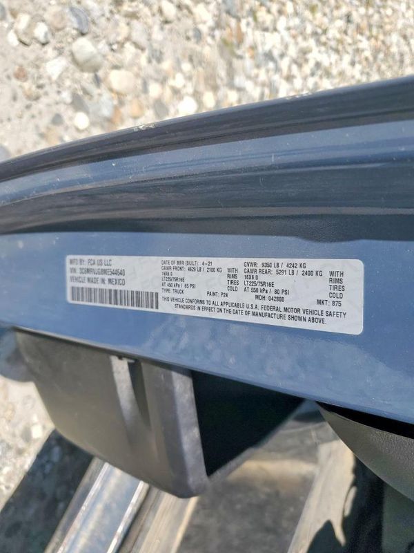 2021 RAM PROMASTER 3500
