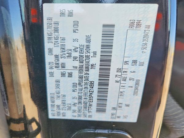 2023 FORD F150