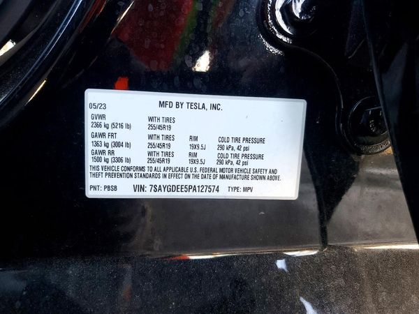 2023 TESLA MODEL Y