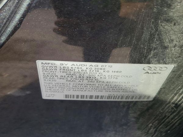 2013 AUDI Q7
