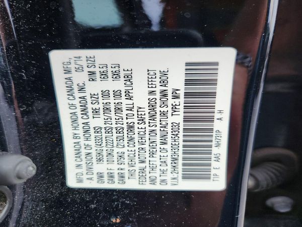 2014 HONDA CRV LX