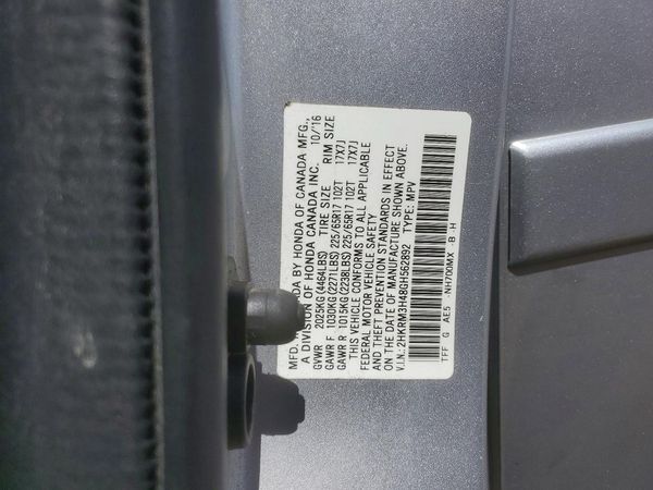 2016 HONDA CRV SE