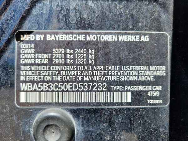 2014 BMW 535