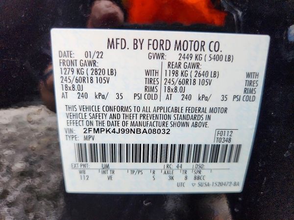 2022 FORD EDGE SEL