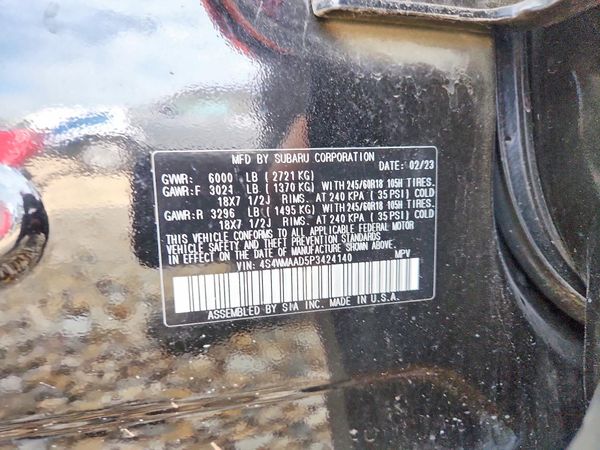 2023 SUBARU ASCENT Base ES