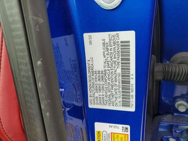 2022 ACURA TLX PERF TIRE