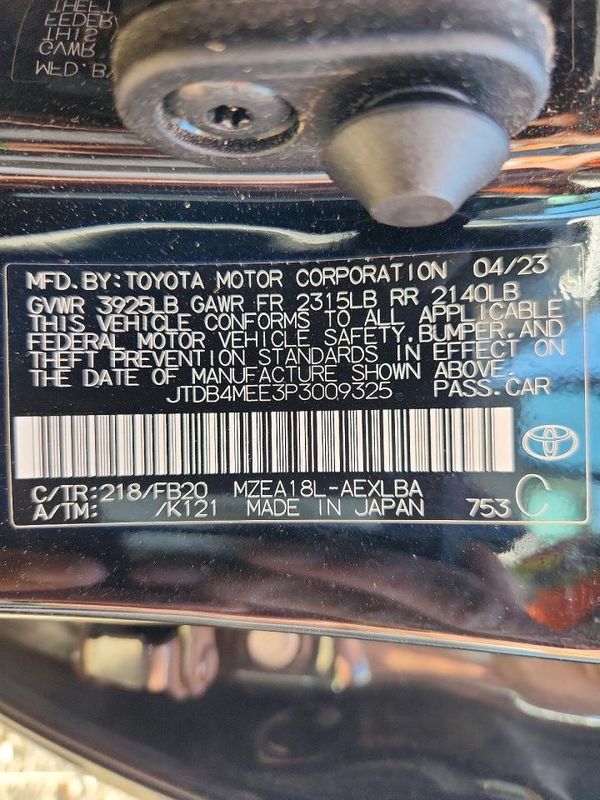 2023 TOYOTA COROLLA
