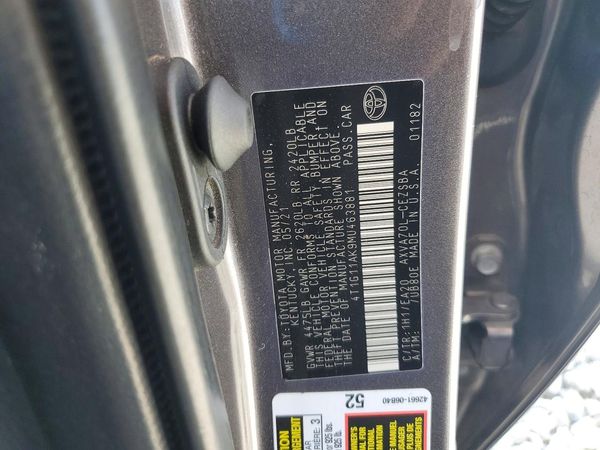 2021 TOYOTA CAMRY