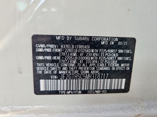 2021 SUBARU CROSSTREK