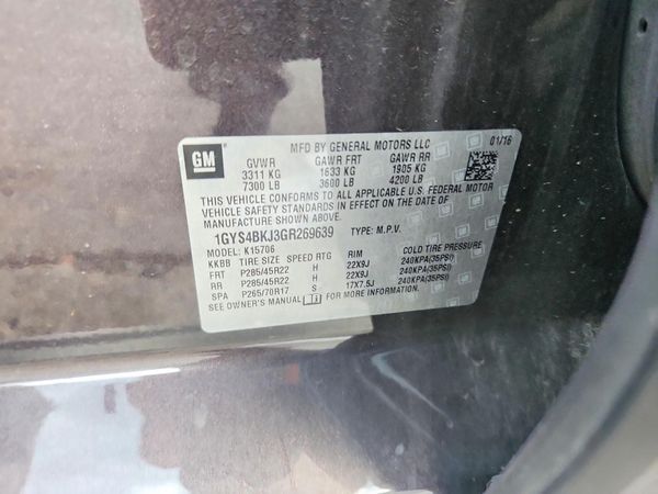 2016 CADILLAC ESCALADE