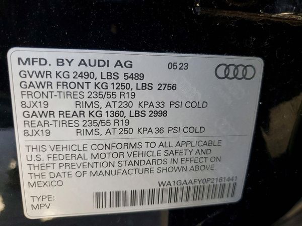 2023 AUDI Q5 40 PREMIUM QUATTR S Line quattro Premium