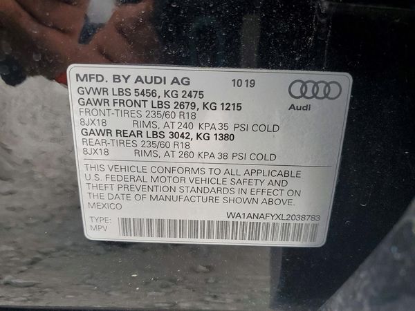 2020 AUDI Q5 quattro Premium