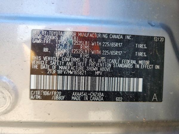 2021 TOYOTA RAV4