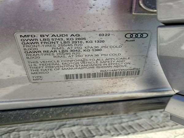 2022 AUDI SQ5 quattro Premium