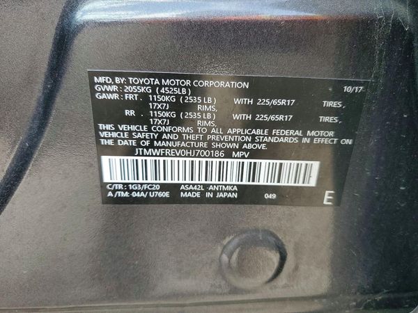 2017 TOYOTA RAV4 XLE