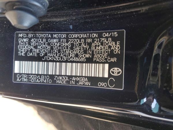 2015 TOYOTA PRIUS