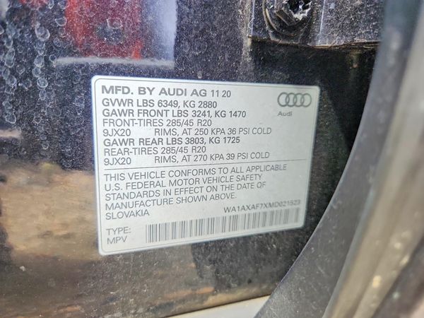 2021 AUDI Q7 quattro Premium