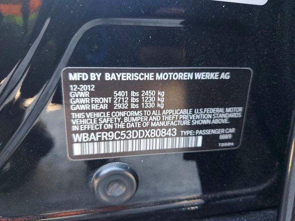 2013 BMW 550