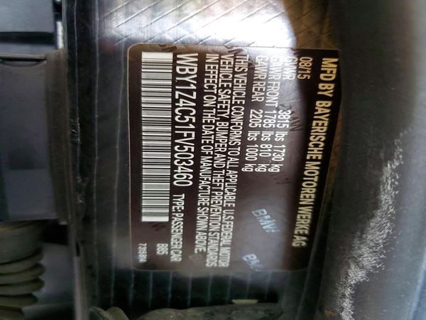 2015 BMW I3 Range Extender