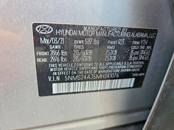 2021 HYUNDAI SANTA FE