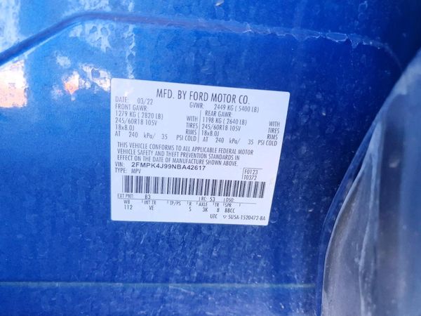 2022 FORD EDGE