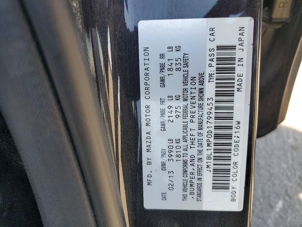 2013 MAZDA 3 Grand Touring/GT