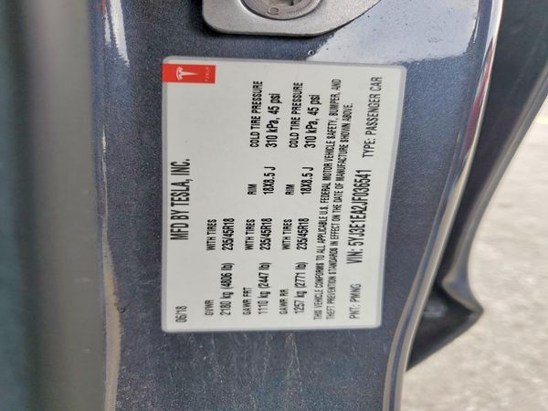 2018 TESLA MODEL 3