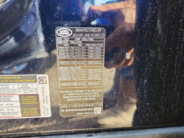 2025 LAND ROVER RANGE ROVER SPORT
