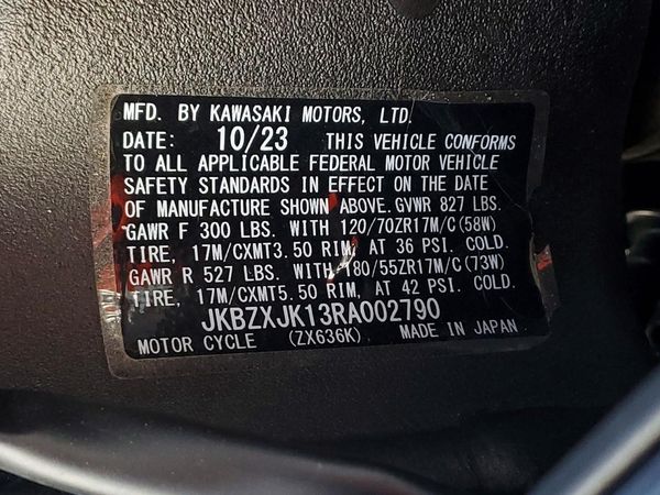 2024 KAWASAKI ZX636