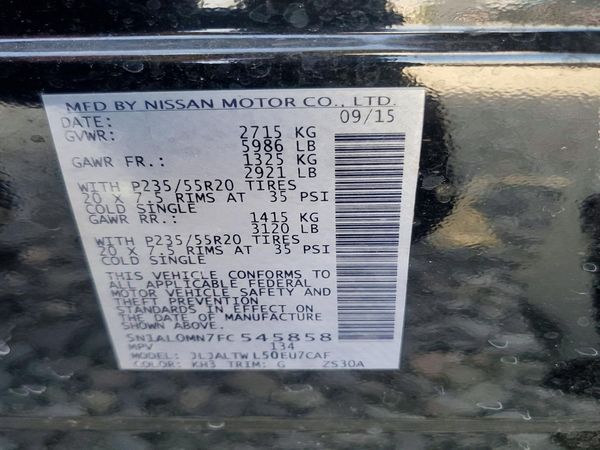 2015 INFINITI QX60