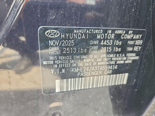 2026 HYUNDAI SONATA