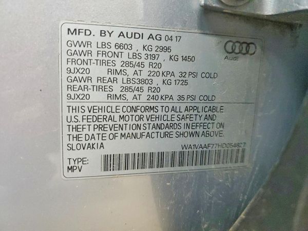 2017 AUDI Q7