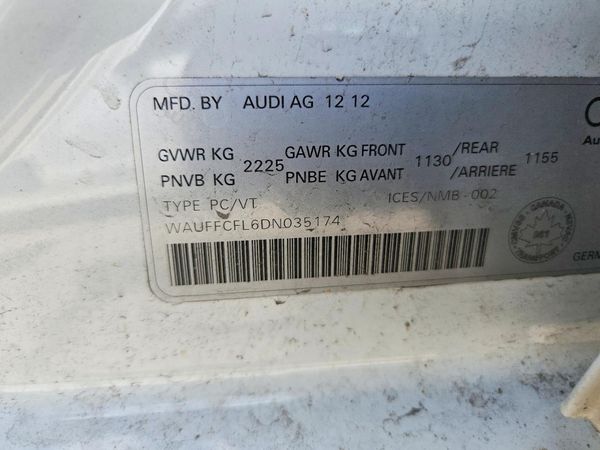 2013 AUDI A4 quattro Premium Plus