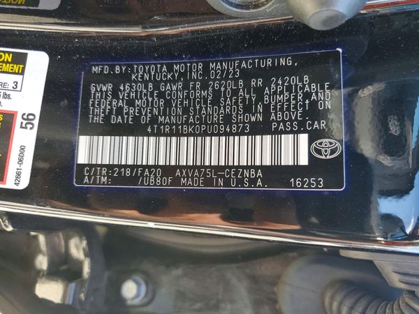 2023 TOYOTA CAMRY LE